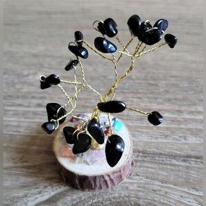 Gemstone Black Obsidian Tree Of Life